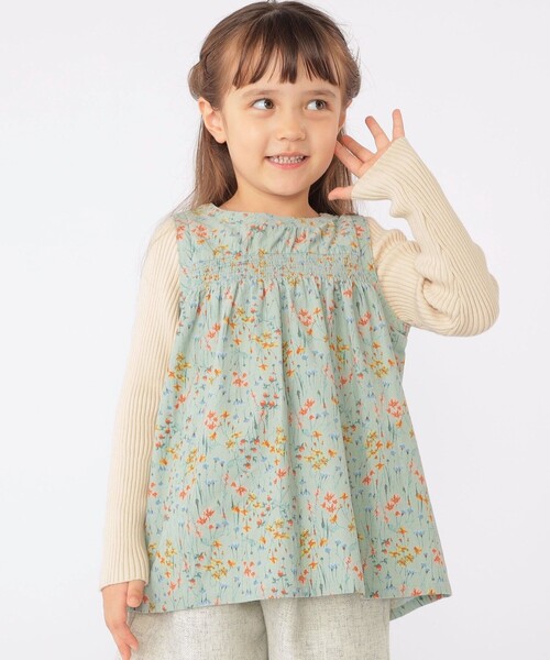 【セール】SHIPS KIDS:100～130cm / コーデュロイ リブ レイヤード トップス（その他トップス）｜SHIPS（シップス）
