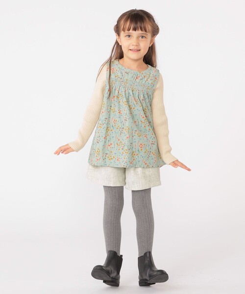 SHIPS(シップス)の「SHIPS KIDS:100~130cm / コーデュロイ リブ レイヤード トップス(その他トップス・キッズ・ミント/ベージュ系・100/110/120/130)」の17枚目の写真