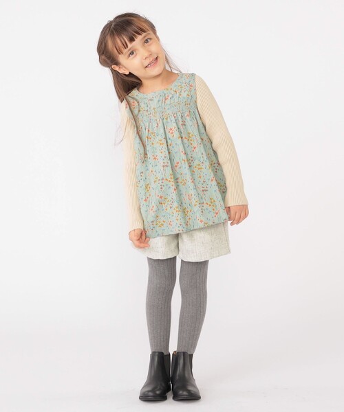 SHIPS(シップス)の「SHIPS KIDS:100~130cm / コーデュロイ リブ レイヤード トップス(その他トップス・キッズ・ミント/ベージュ系・100/110/120/130)」の19枚目の写真