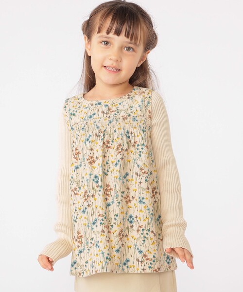 SHIPS(シップス)の「SHIPS KIDS:100~130cm / コーデュロイ リブ レイヤード トップス(その他トップス・キッズ・ミント/ベージュ系・100/110/120/130)」の20枚目の写真