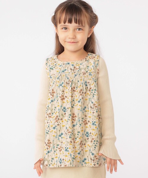 SHIPS(シップス)の「SHIPS KIDS:100~130cm / コーデュロイ リブ レイヤード トップス(その他トップス・キッズ・ミント/ベージュ系・100/110/120/130)」の21枚目の写真