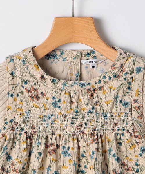 SHIPS(シップス)の「SHIPS KIDS:100~130cm / コーデュロイ リブ レイヤード トップス(その他トップス・キッズ・ミント/ベージュ系・100/110/120/130)」の8枚目の写真