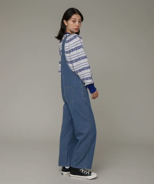 URBAN RESEARCH Sonny Label（アーバンリサーチサニーレーベル）の「デニムオーバーオール（サロペット/オーバーオール・レディース・インディゴブルー/ワンウォッシュ・FREE）」の20枚目の写真