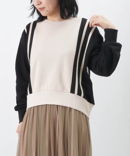 マルシャルテル LADY LUCK LUCA バックロゴ ドッキングスウェット LUCA/LADY LUCK LUCA（ルカ/レディラックルカ）の「LC/LLL
