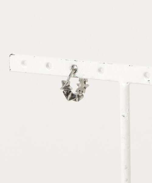 ANCHOR(アンカー)の「スター フープピアス(ピアス(片耳用)・メンズ・シルバー・FREE)」の2枚目の写真