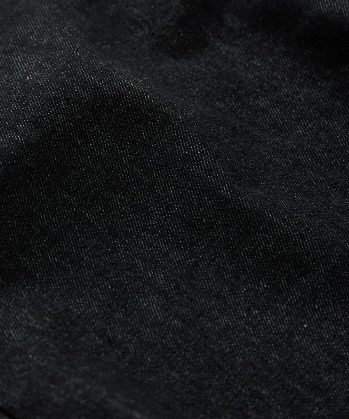 riziere（リジェール）の「バンドカラーブラックデニムジャケット（デニムジャケット・キッズ・ブラック・100/150/140/130/120/110/90）」の7枚目の写真