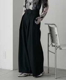 forksy. | 【forksy.】スーパーワイド タックバギーチノパンツ(チノパンツ)