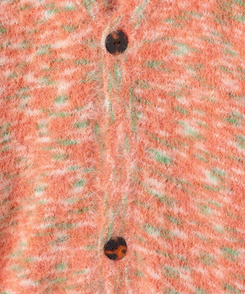 BAYFLOW（ベイフロー）の「[ふわふわ素材♪]シャギーニットカーデ(KIDS)（カーディガン/ボレロ・キッズ・オレンジ/ライトグリーン・110cm/130cm/150cm）」の15枚目の写真