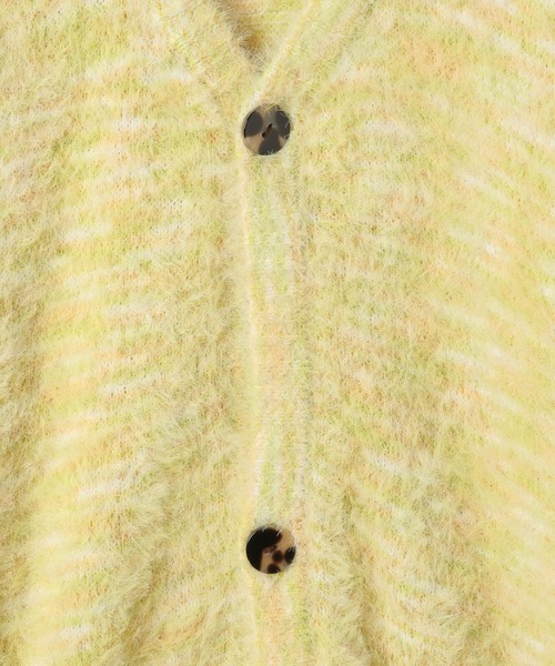 BAYFLOW（ベイフロー）の「[ふわふわ素材♪]シャギーニットカーデ(KIDS)（カーディガン/ボレロ・キッズ・オレンジ/ライトグリーン・110cm/130cm/150cm）」の9枚目の写真