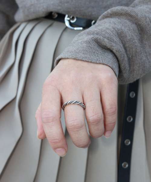whoseA（フーシー）の「【silver925】PebbleRing/ペブル リング（リング・レディース・シルバー・10号/12号/16号）」の4枚目の写真