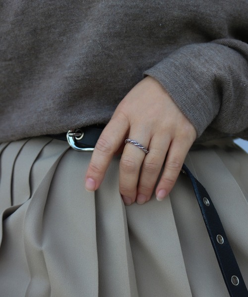 whoseA（フーシー）の「【silver925】PebbleRing/ペブル リング（リング・レディース・シルバー・10号/12号/16号）」の14枚目の写真