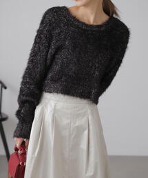 FREE'S MART | ◇ラメフェザープルオーバー(ニット/セーター)