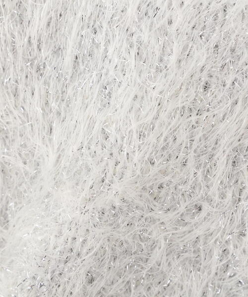 FREE'S MART(フリーズマート)の「◇ラメフェザープルオーバー(ニット/セーター・レディース・グレー/ホワイト/ピンク/ブラック・FREE)」の15枚目の写真