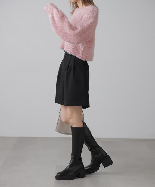 FREE'S MART(フリーズマート)の「◇ラメフェザープルオーバー(ニット/セーター・レディース・グレー/ホワイト/ピンク/ブラック・FREE)」の10枚目の写真