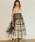 MAISON SPECIALi]XyVj́u2way Tulle Layered Plaid Pattern Volume Silhouette Skirt/2WAY`[C[h`FbN{[XJ[gyMAISON SPECIAL/]XyVziXJ[gjvbzCg