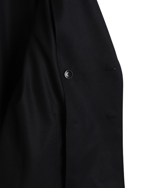 marka（マーカ）の「marka / マーカ：W.B JACKET LOOSE FIT - 2/60 WOOL FLANNEL -：M24D-06JK01C[COR]（テーラードジャケット・メンズ・ブラック/グレー系その他・2(M)/1(S)）」の6枚目の写真