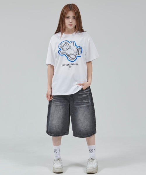 tシャツ 「OY/オーワイ」 RECLINED SKETCH ODOLLY TEE/リクライインドスケッチオードリーティーシャツ レディース メンズ OY/オーワイ』 RECLINED SKETCH ODOLLY TEE/リクライインド