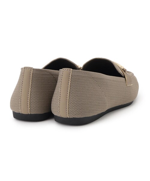 OPAQUE.CLIP（オペークドットクリップ）の「【抗菌防臭／軽量／ウォッシャブル】ニットローファー（その他シューズ・レディース・ベージュ/ブラック・01/02/03）」の6枚目の写真