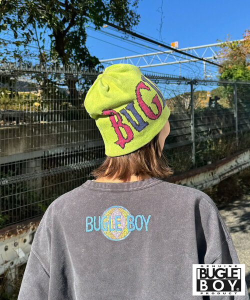 CIAOPANIC（チャオパニック）の「【BUGLE BOY/ビューグルボーイ】ロゴニットビーニー（キャップ・レディース・アイボリー/ブラック/ライム・FREE）」の13枚目の写真