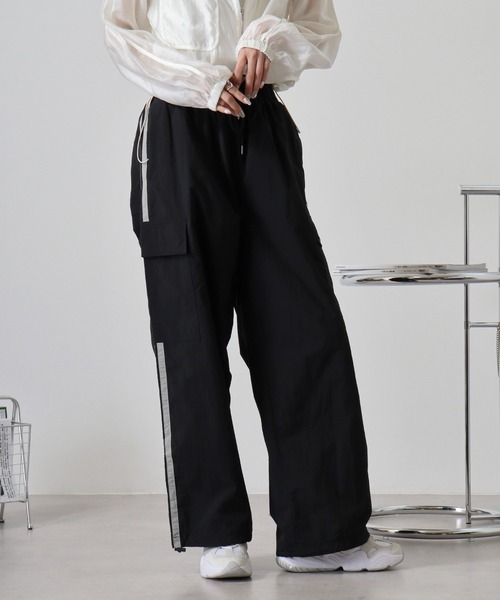 【セール】RED CAP GIRL RCGナイロンフロント刺繍裏付きカーゴパンツ（カーゴパンツ）｜Red Cap Girl（レッドキャプガール）