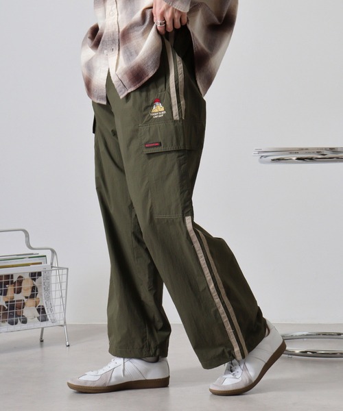 【セール】RED CAP GIRL RCGナイロンフロント刺繍裏付きカーゴパンツ（カーゴパンツ）｜Red Cap Girl（レッドキャプガール）