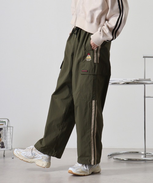 【セール】RED CAP GIRL RCGナイロンフロント刺繍裏付きカーゴパンツ（カーゴパンツ）｜Red Cap Girl（レッドキャプガール）