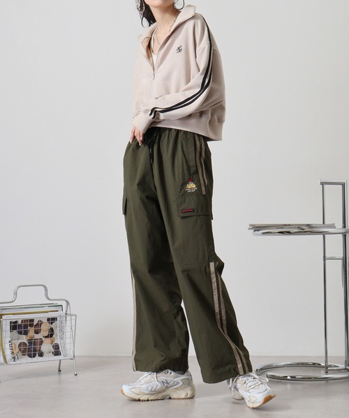 【セール】RED CAP GIRL RCGナイロンフロント刺繍裏付きカーゴパンツ（カーゴパンツ）｜Red Cap Girl（レッドキャプガール）