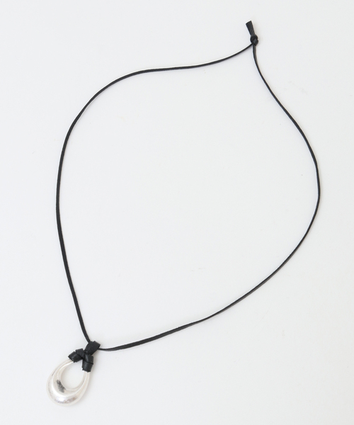 MELROSE claire（メルローズ クレール）の「【ドロップパーツネックレス】（ネックレス・レディース・ベージュ/ブラック・FREE）」の12枚目の写真
