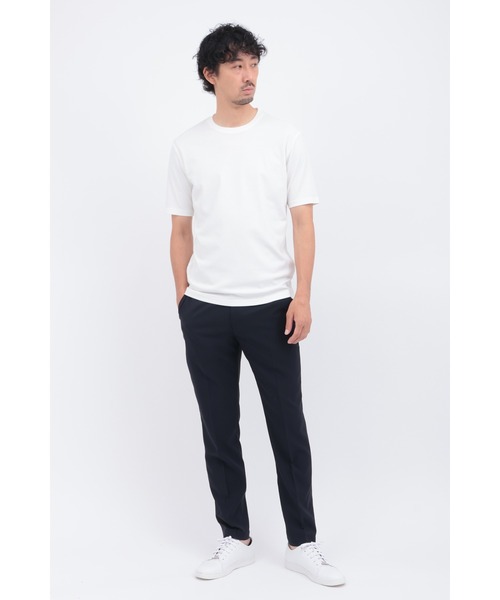 HIGH STREET(ハイストリート)の「HIGH STREET∴リフラクスエコストレッチイージーパンツ(スラックス・メンズ・グレー系その他2/ネイビー・L/M/LL)」の13枚目の写真