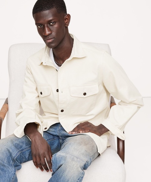 コットンツイル シャツジャケット（その他アウター）｜BANANA