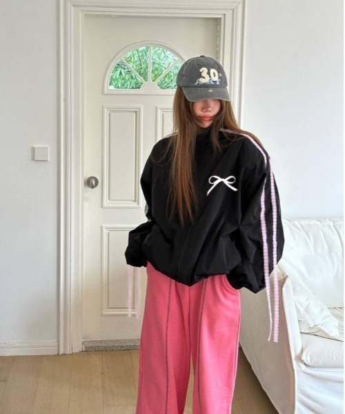 iruse  c0mi  リボン　トラックジャケット 最終価格！！【c0mi products】【iruse】リボントラックジャケット