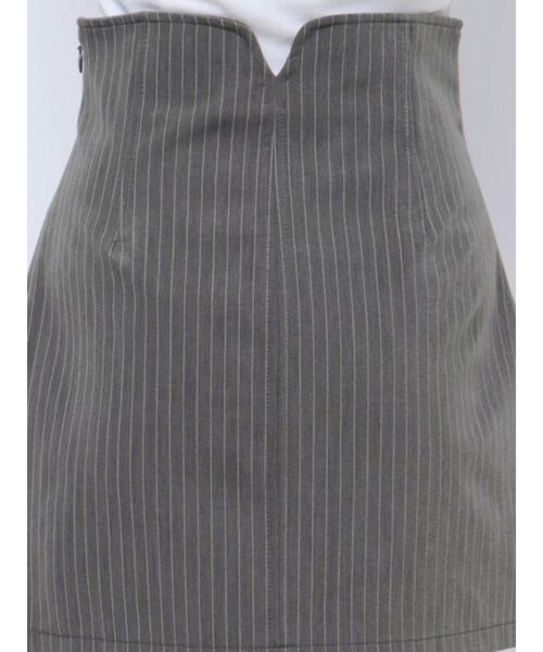 EMODA（エモダ）の「カーブウエストミニスカート（スカート・レディース・その他/ブラック/アイボリー・SMALL/MEDIUM）」の9枚目の写真