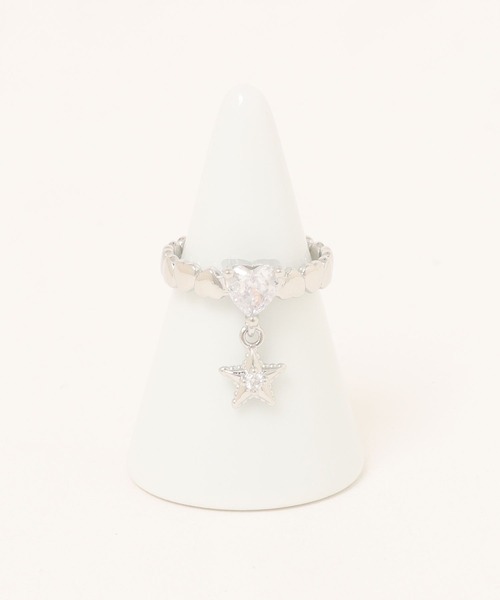 KONVINI(コンビニ)の「【Ammimajus】ハートスイングスターリング(ピアス(両耳用)・レディース・シルバー・ONE SIZE)」の3枚目の写真