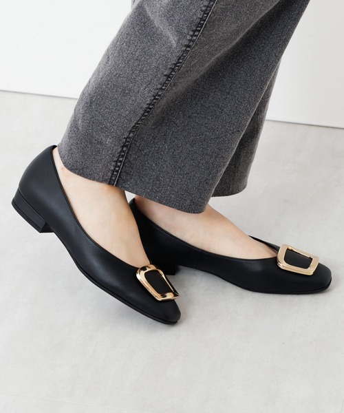 HIMIKO(ヒミコ)の「【Made in Japan】【HIMIKO】スクエアバックルローヒールパンプス/651110(パンプス・レディース・ベージュ/ブラック/ブルー/ダークグレー/ベージュ系その他/シルバー・21.5cm/22.0cm/24.0cm/25.5cm/22.5cm/23.5cm/24.5cm/25.0cm/26.0cm/26.5cm/23.0cm)」の22枚目の写真