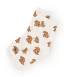 LOVETOXIC | ワンチャン柄クルーソックス(ソックス/靴下)