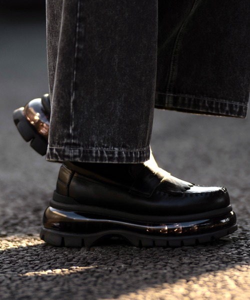 CLEL】Air Cushion High Sole Loafer / エアークッション ハイ