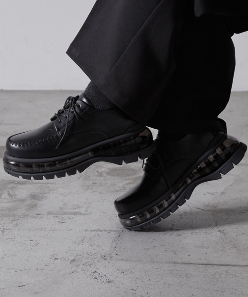 【CLEL】エアークッション ハイソールローファー/ダービーシューズ L CLEL】Air Cushion High Sole Loafers/Derby Shoes / エアー