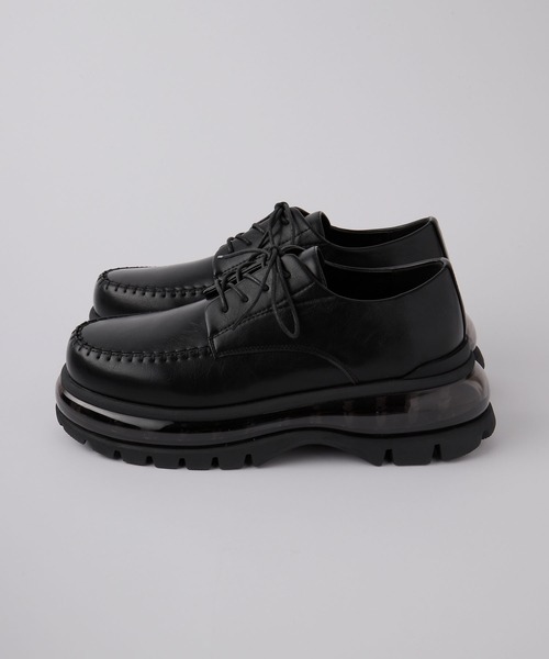 Clel エアークッション ハイソールローファー M CLEL ローファー 「CLEL」Air Cushion High Sole Loafers/Derby