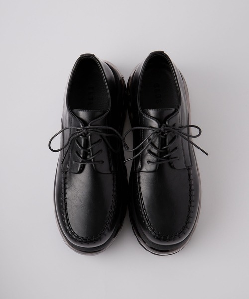 CLEL】Air Cushion High Sole Loafers/Derby Shoes / エアー