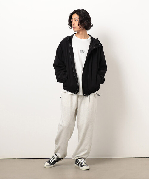 Purple&Yellow（パープルアンドイエロー）の「裏毛タックパンツ（その他パンツ・メンズ・オートミール/チャコール・X-SMALL/SMALL/MEDIUM/LARGE）」の4枚目の写真