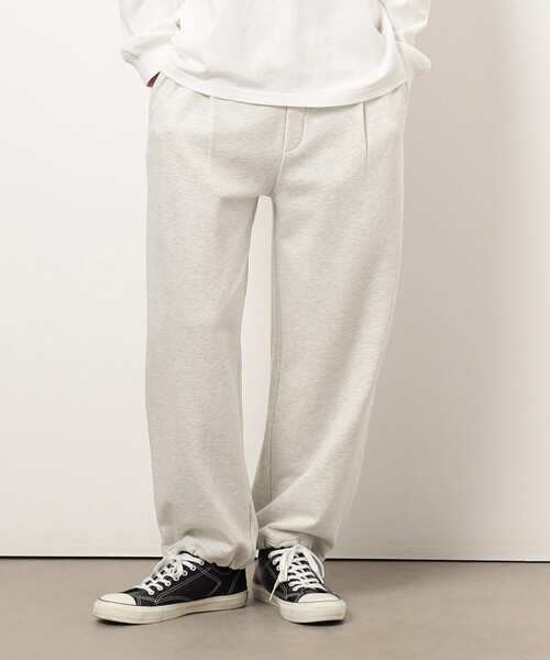 Purple&Yellow（パープルアンドイエロー）の「裏毛タックパンツ（その他パンツ・メンズ・オートミール/チャコール・X-SMALL/SMALL/MEDIUM/LARGE）」の5枚目の写真