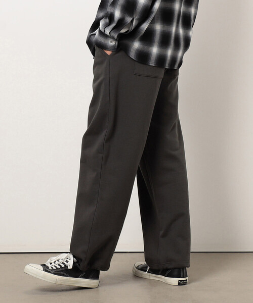 Purple&Yellow（パープルアンドイエロー）の「裏毛タックパンツ（その他パンツ・メンズ・オートミール/チャコール・X-SMALL/SMALL/MEDIUM/LARGE）」の14枚目の写真