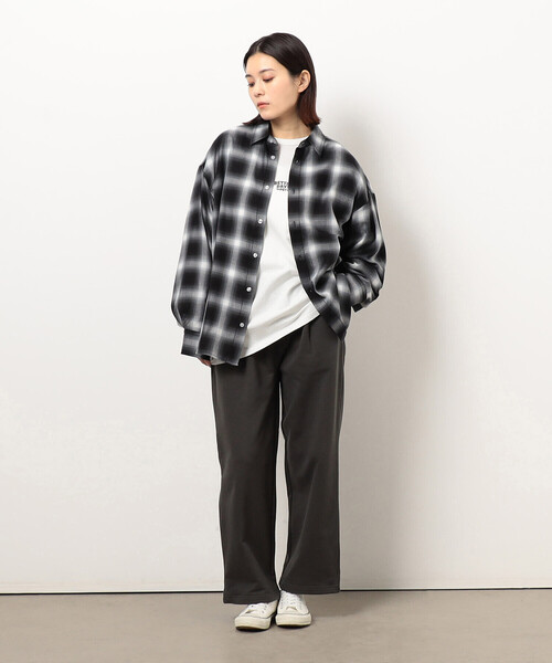 Purple&Yellow（パープルアンドイエロー）の「裏毛タックパンツ（その他パンツ・メンズ・オートミール/チャコール・X-SMALL/SMALL/MEDIUM/LARGE）」の16枚目の写真