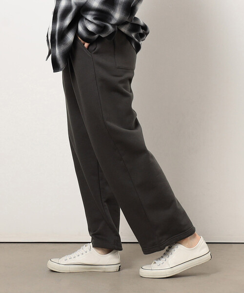 Purple&Yellow（パープルアンドイエロー）の「裏毛タックパンツ（その他パンツ・メンズ・オートミール/チャコール・X-SMALL/SMALL/MEDIUM/LARGE）」の18枚目の写真