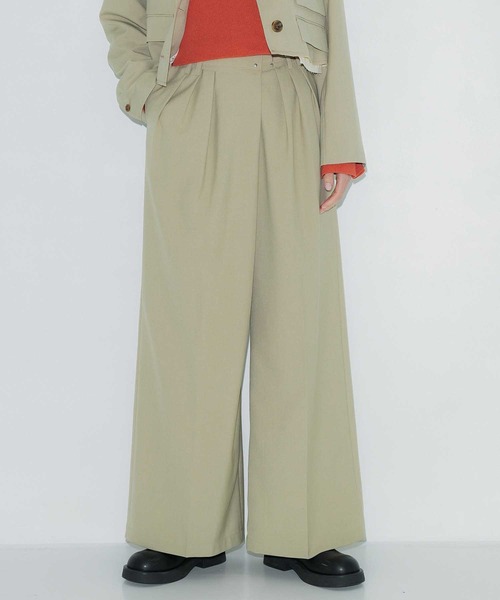 美品 コラボ PUBLICTOKYO スラックスM パンツ パブリックトウキョウ ウィメンズ/パンツ/スラックス｜PUBLIC TOKYO ONLINE STORE