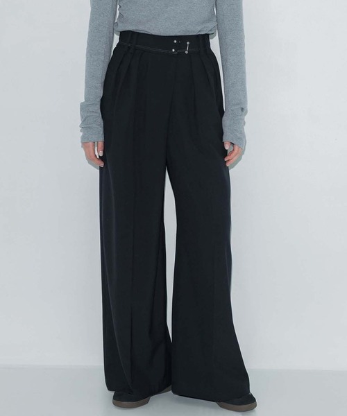 美品 コラボ PUBLICTOKYO スラックスM パンツ パブリックトウキョウ ドライトロセンターラインパンツ（スラックス）｜PUBLIC TOKYO