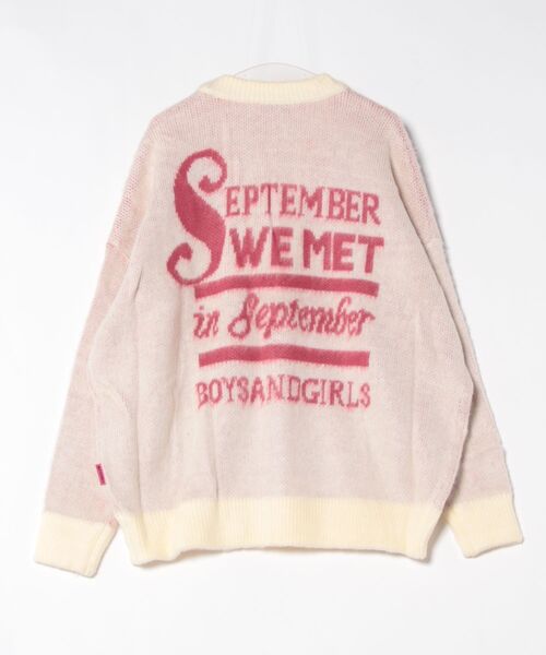 September（セプテンバー）の「SEPTEMBER(セプテンバー)/Knit Cardigan（カーディガン/ボレロ・レディース・ブラック/グリーン/ホワイト・X-LARGE/LARGE/SMALL）」の4枚目の写真