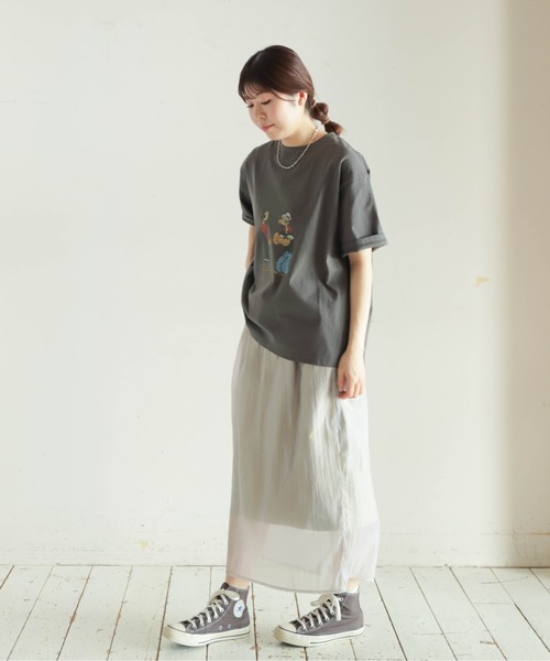 メタリックレイヤード ストレートスカート | NOMBRE IMPAIR