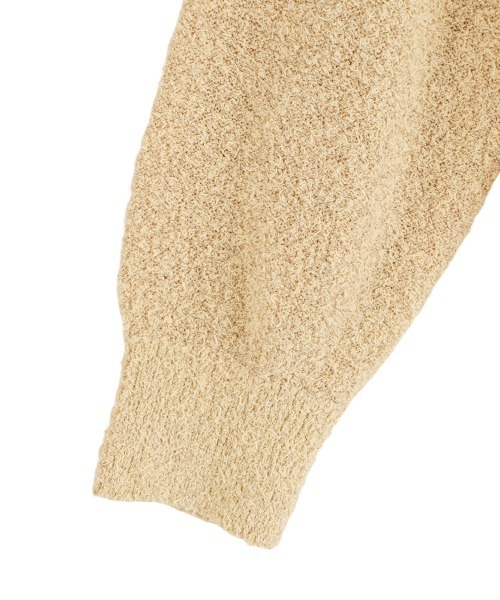 BALLAST ARK（バラストアーク）の「BALLAST ARK / バラストアーク：PILE LAME KNIT CARDIGAN：BA11-KC01[AST]（カーディガン/ボレロ・メンズ・ネイビー/ベージュ/ブラック・L/M）」の15枚目の写真