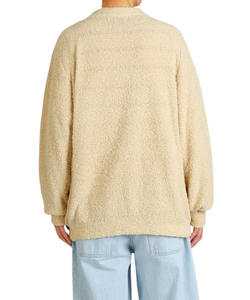 BALLAST ARK（バラストアーク）の「BALLAST ARK / バラストアーク：PILE LAME KNIT CARDIGAN：BA11-KC01[AST]（カーディガン/ボレロ・メンズ・ネイビー/ベージュ/ブラック・L/M）」の20枚目の写真